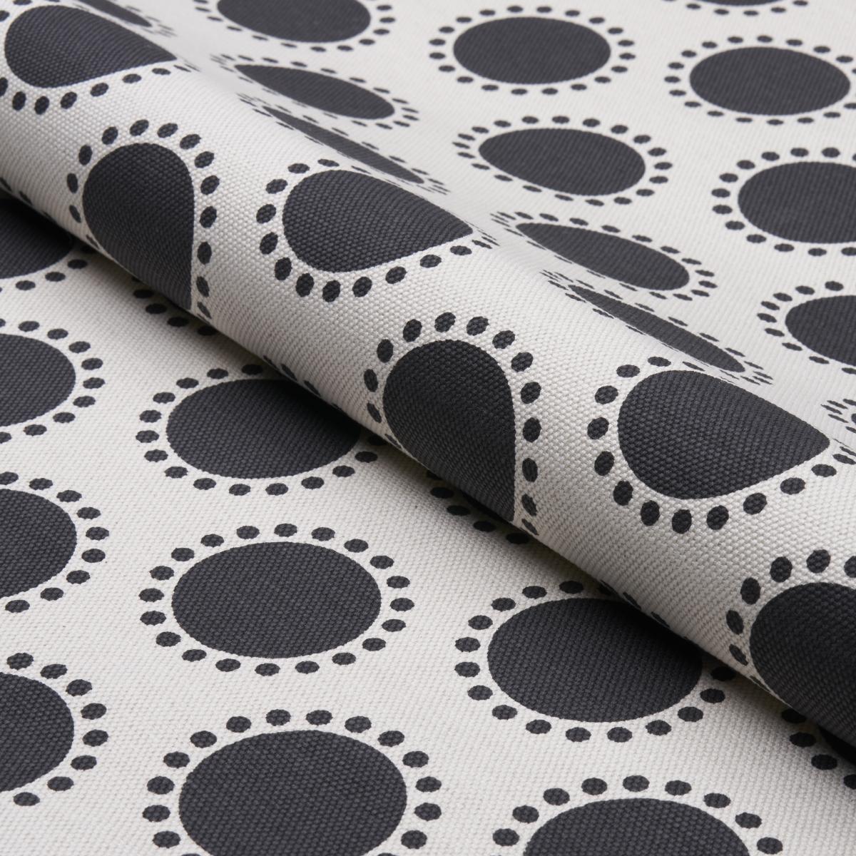 Schumacher Oompa Black Fabric