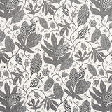 Schumacher Polka Dot Jungle Black & Cream Wallpaper