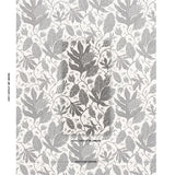 Schumacher Polka Dot Jungle Black & Cream Wallpaper