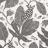 Schumacher Polka Dot Jungle Black & Cream Wallpaper