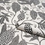 Schumacher Polka Dot Jungle Black & Cream Wallpaper