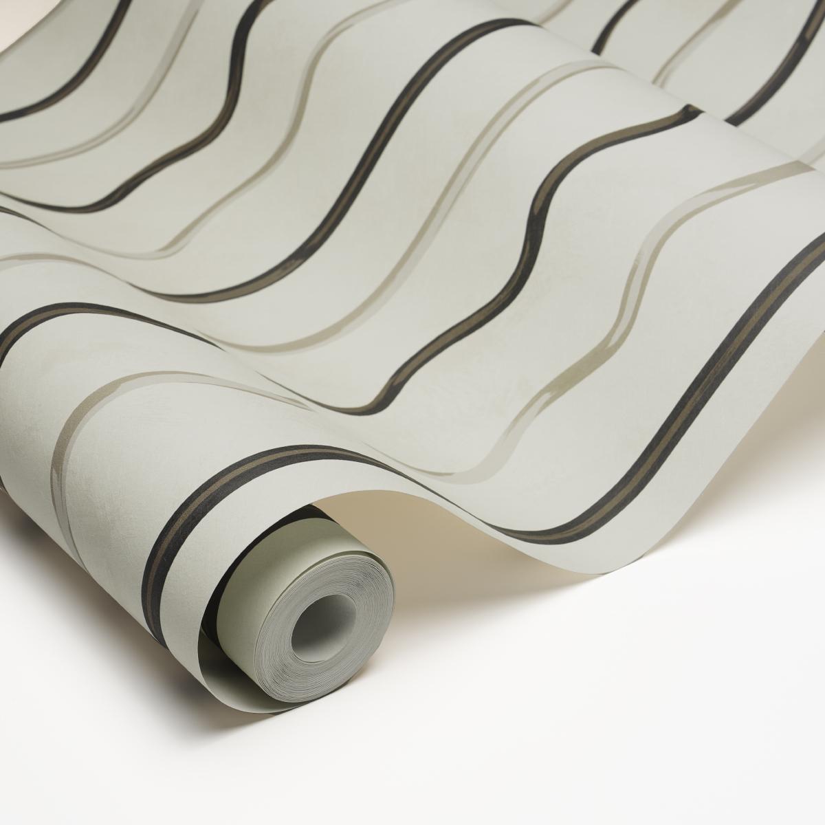 Schumacher Backdrop X Schumacher Affogato Ivory & Carbon Wallpaper