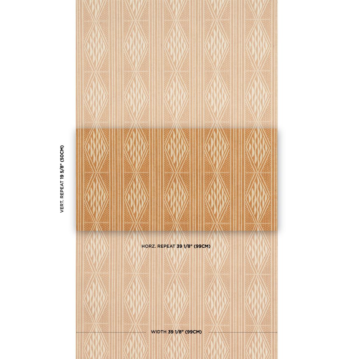 Schumacher Cassava Sable Wallpaper