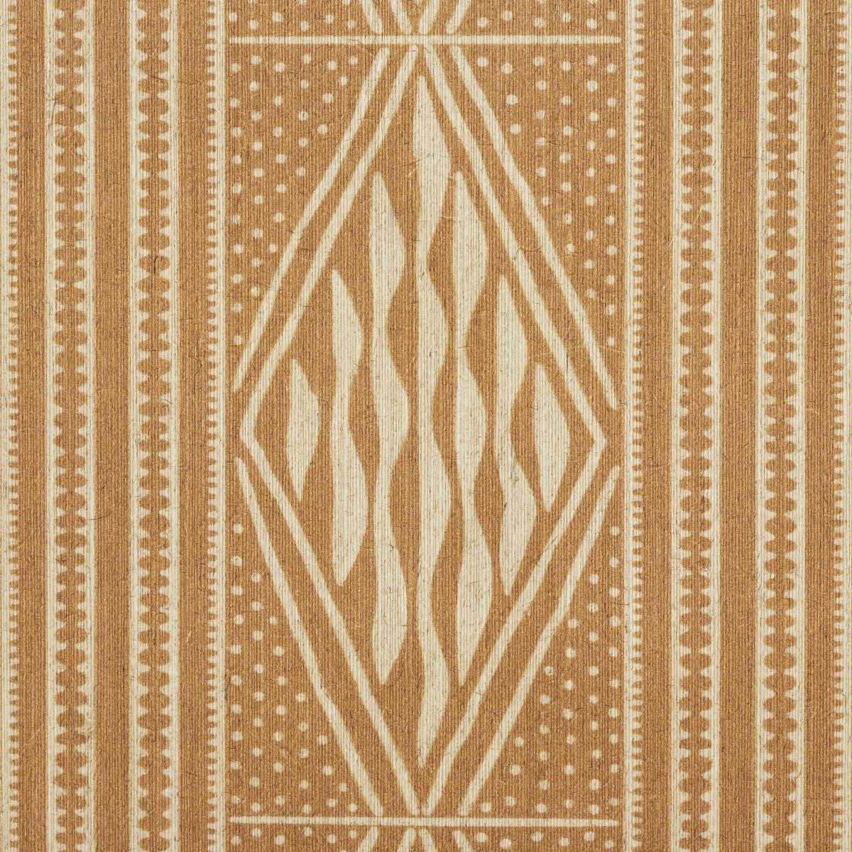 Schumacher Cassava Sable Wallpaper