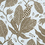 Schumacher Polka Dot Jungle Brown & Sky Wallpaper