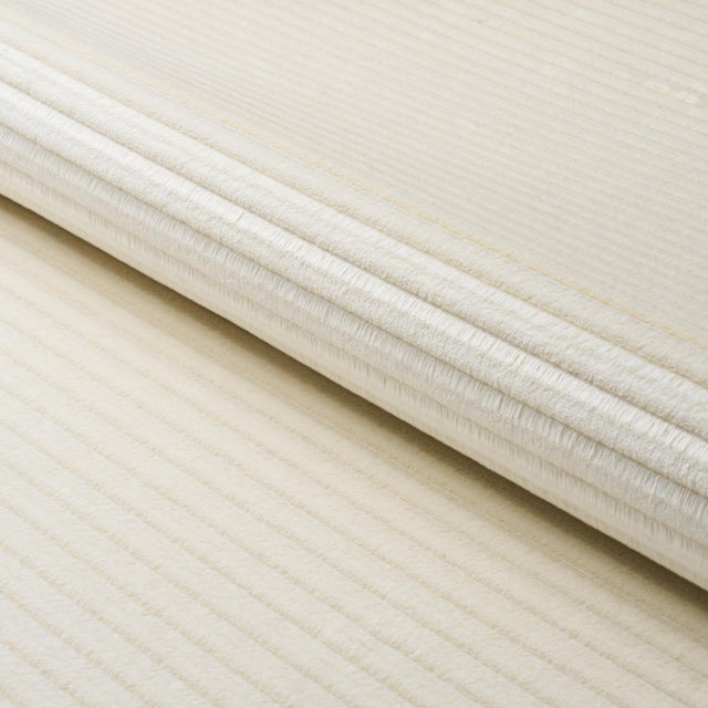 Schumacher Petite Channeled Velvet Ivory Fabric