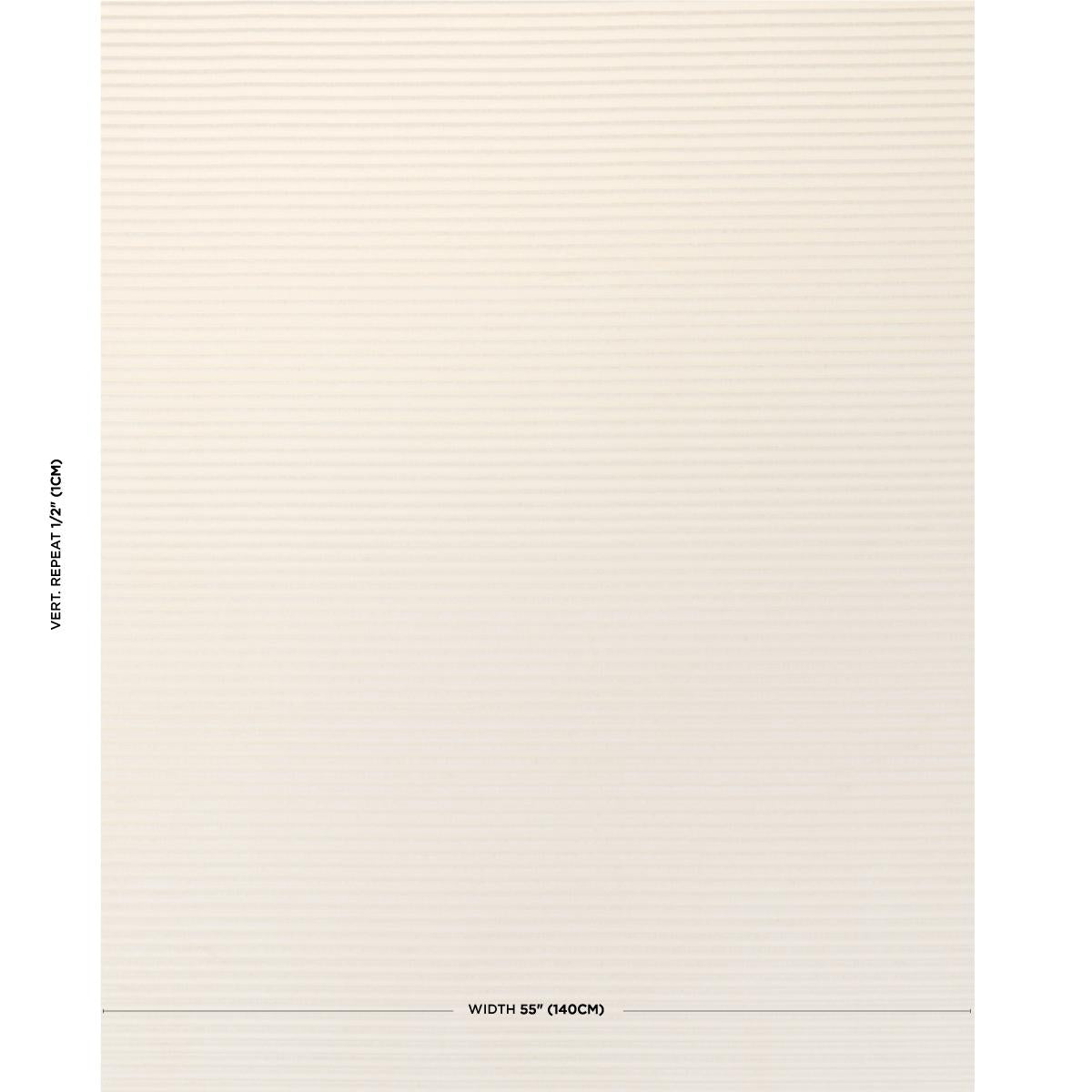 Schumacher Petite Channeled Velvet Ivory Fabric