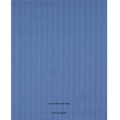 Schumacher Gracie Solid Stri Cobalt Fabric