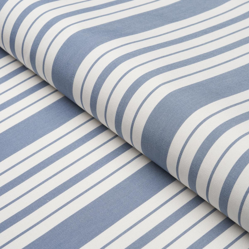 Schumacher Markie Stripe Cobalt Fabric