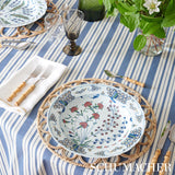 Schumacher Markie Stripe Cobalt Fabric