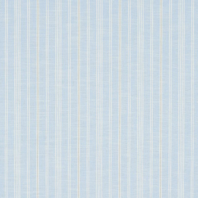 Schumacher Lucy Stripe Light Blue Fabric