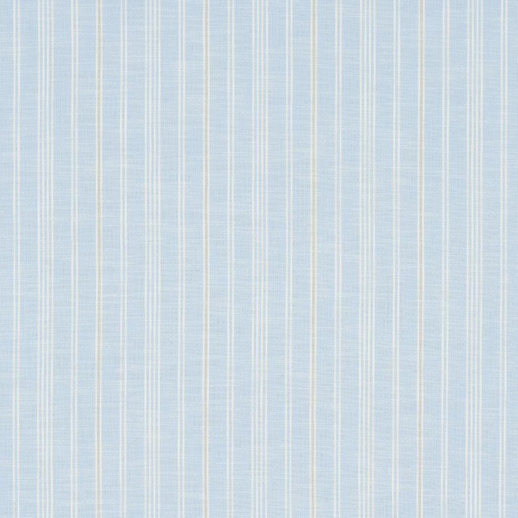 Schumacher Lucy Stripe Light Blue Fabric