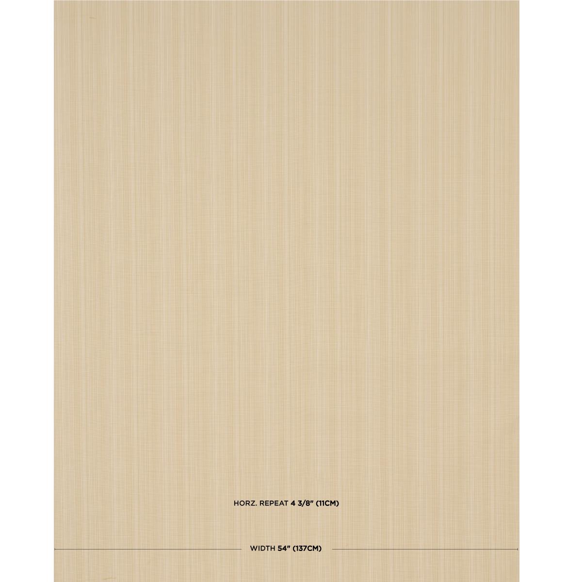 Schumacher Gracie Solid Stri Neutral Fabric