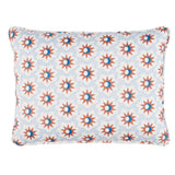 Schumacher Clay & Blue 16" x 12" Lucie Pillow