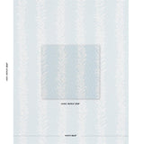 Schumacher Tendril Stripe Indoor/Outdoor Sky Fabric