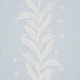 Schumacher Tendril Stripe Indoor/Outdoor Sky Fabric