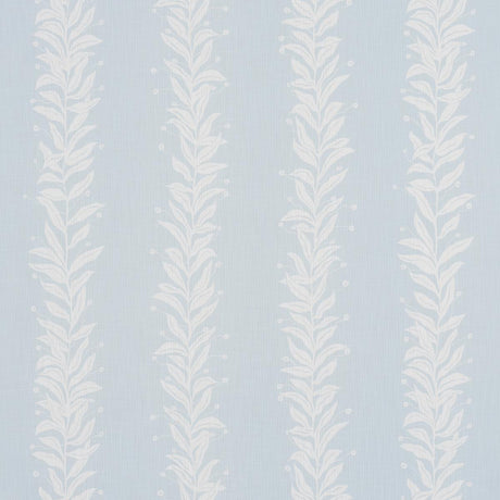 Schumacher Tendril Stripe Indoor/Outdoor Sky Fabric