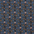 Schumacher La Rue Stripe Midnight Fabric