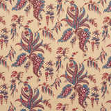 Schumacher Apolline Botanical Rouge & Bleu Fabric