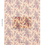 Schumacher Apolline Botanical Rouge & Bleu Fabric