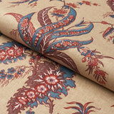 Schumacher Apolline Botanical Rouge & Bleu Fabric