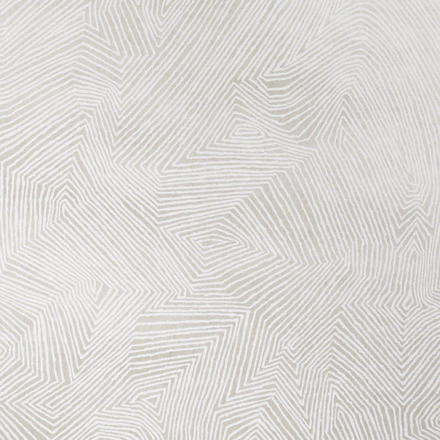 Schumacher Labyrinth Grand Soft Silver Wallpaper