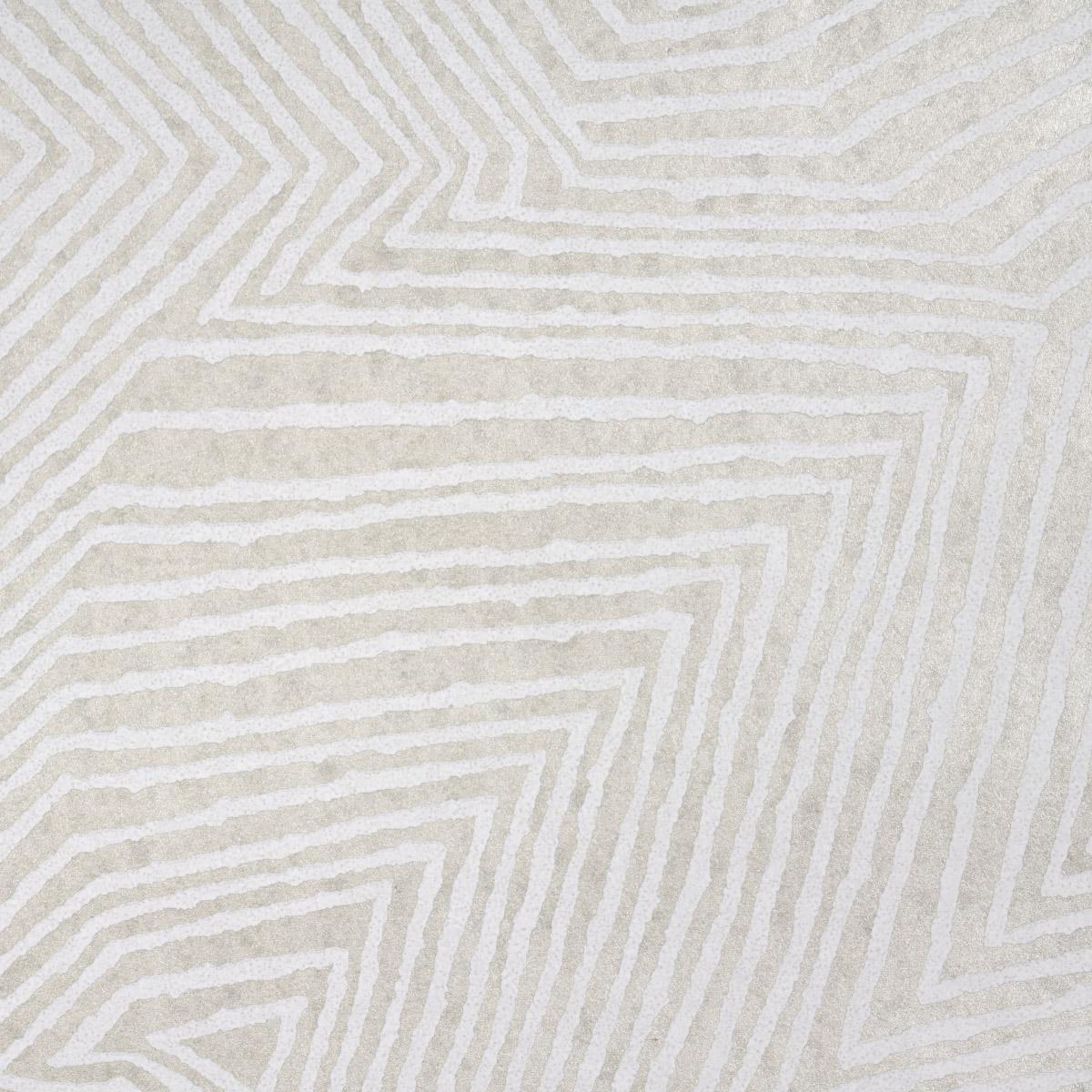 Schumacher Labyrinth Grand Soft Silver Wallpaper