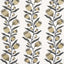 Schumacher Thistle Vine Black & Gold Wallpaper