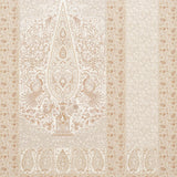 Schumacher Colmery Paisley Panel Set Parchment Wallpaper
