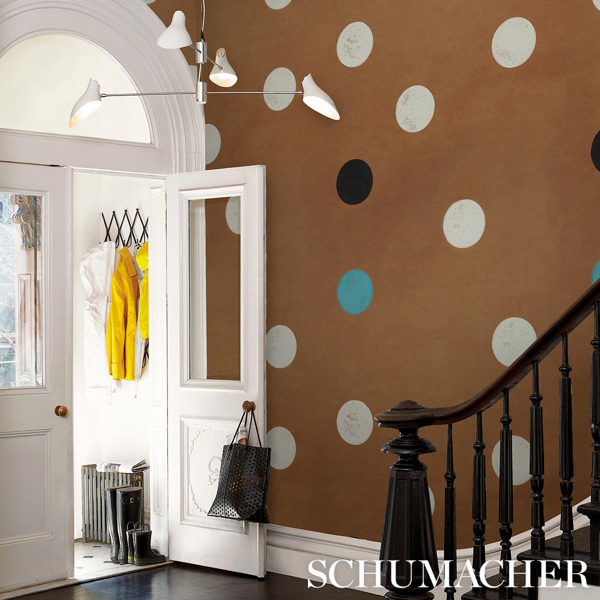 Schumacher Monte Carlo Earthy Brown Wallpaper