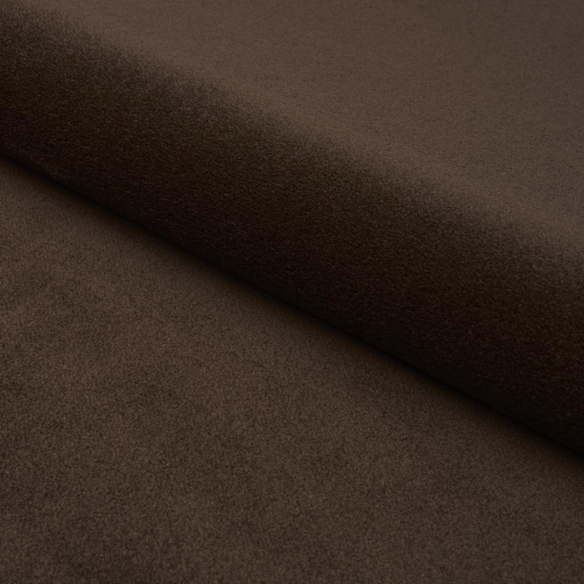 Schumacher Hermine Virgin Wool Chocolate Fabric