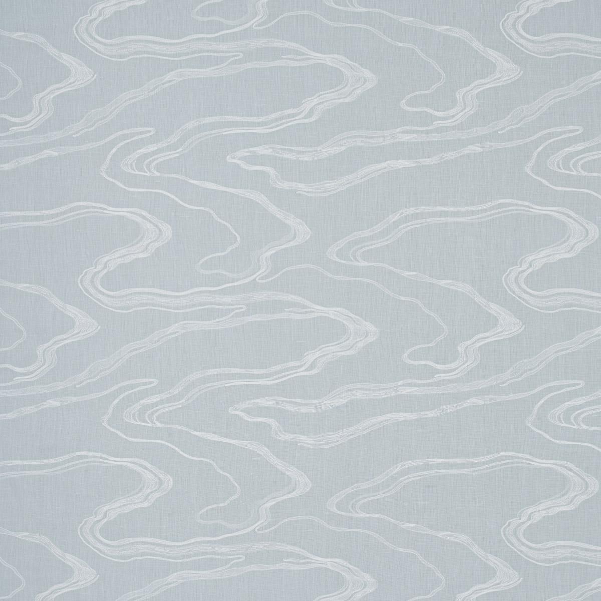 Schumacher Desert Wind Embroidery Arctic Fabric