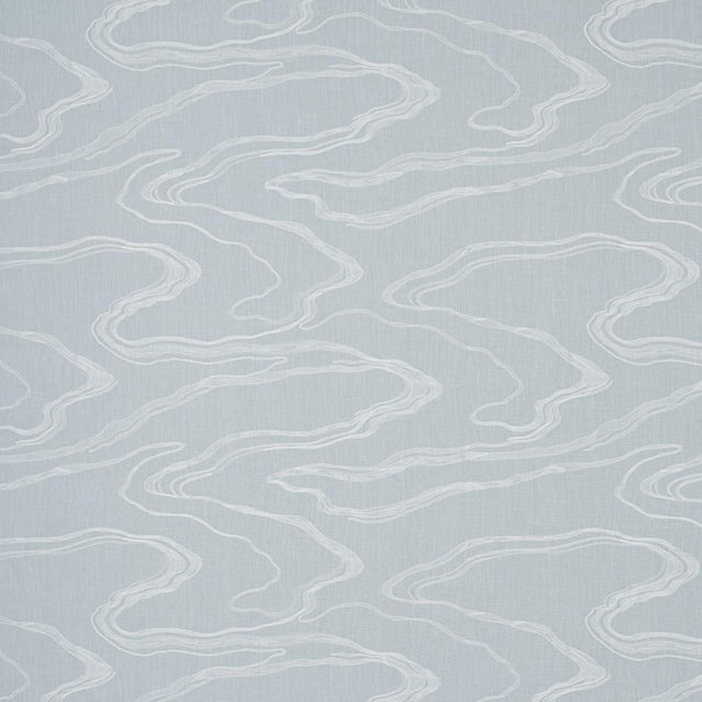 Schumacher Desert Wind Embroidery Arctic Fabric