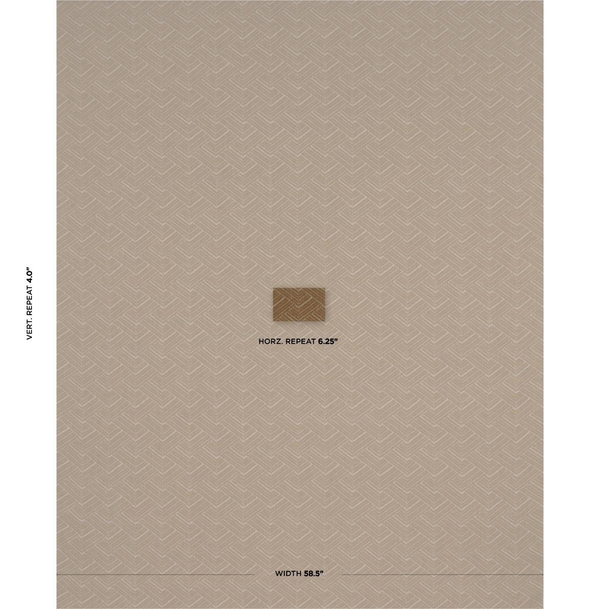 Schumacher Minna Heavyweight Linen Bronze Fabric