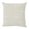 Schumacher Overlapping Dashes Buff 22" x 22" Pillow