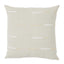Schumacher Overlapping Dashes Buff 22" x 22" Pillow