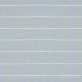 Schumacher Frannie Windowpane Light Blue Fabric