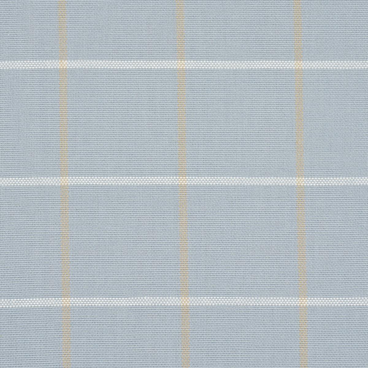 Schumacher Frannie Windowpane Light Blue Fabric