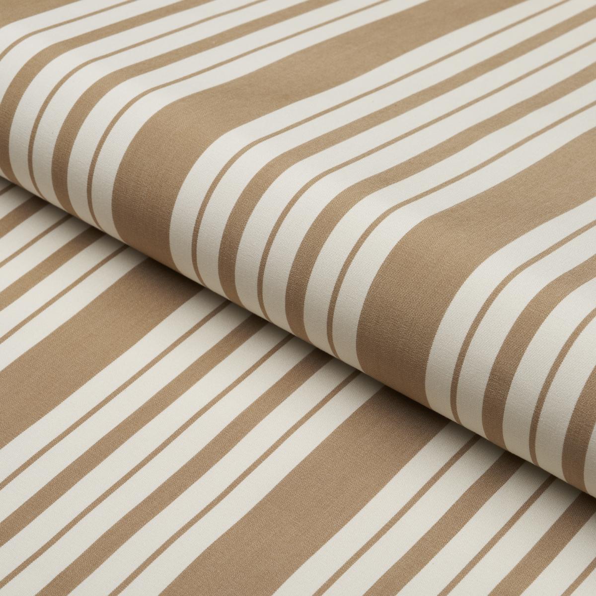 Schumacher Markie Stripe Neutral Fabric