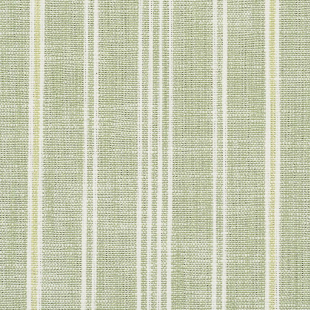 Schumacher Lucy Stripe Leaf Green Fabric