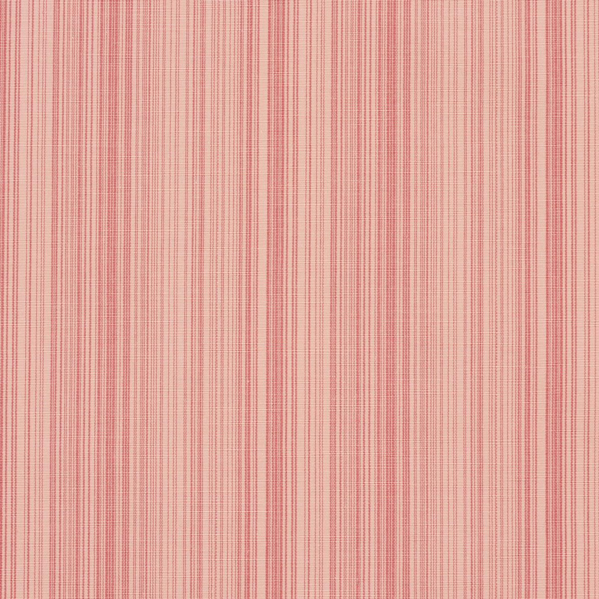 Schumacher Gracie Solid Stri Faded Red Fabric