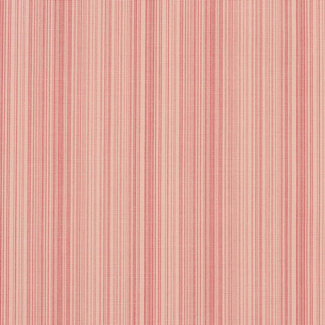 Schumacher Gracie Solid Stri Faded Red Fabric