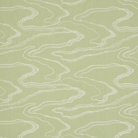 Schumacher Desert Wind Embroidery Fern Fabric