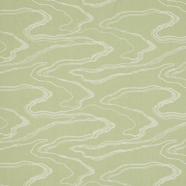 Schumacher Desert Wind Embroidery Fern Fabric