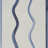 Schumacher Backdrop X Schumacher Affogato Cornflower & Deep Navy Wallpaper