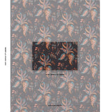 Schumacher Apolline Botanical Rouge & Noir Fabric