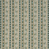 Schumacher Ines Paisley Mineral & Teal Fabric