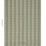Schumacher Ines Paisley Mineral & Teal Fabric