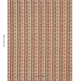 Schumacher Ines Paisley Rose & Cognac Fabric