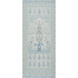 Schumacher Colmery Paisley Panel Peacock Fabric